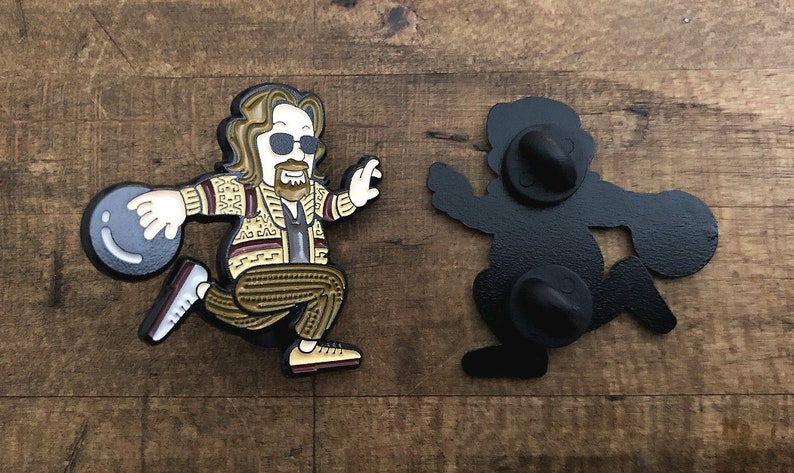 Little Lebowski Enamel Pin image 5