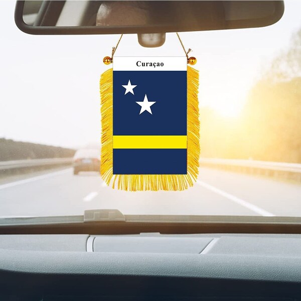 Rearview Mirror Flag Etsy