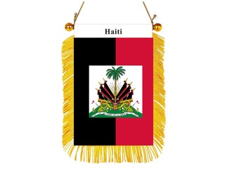 Haiti - (1964-1986) Rearview Mirror Flag