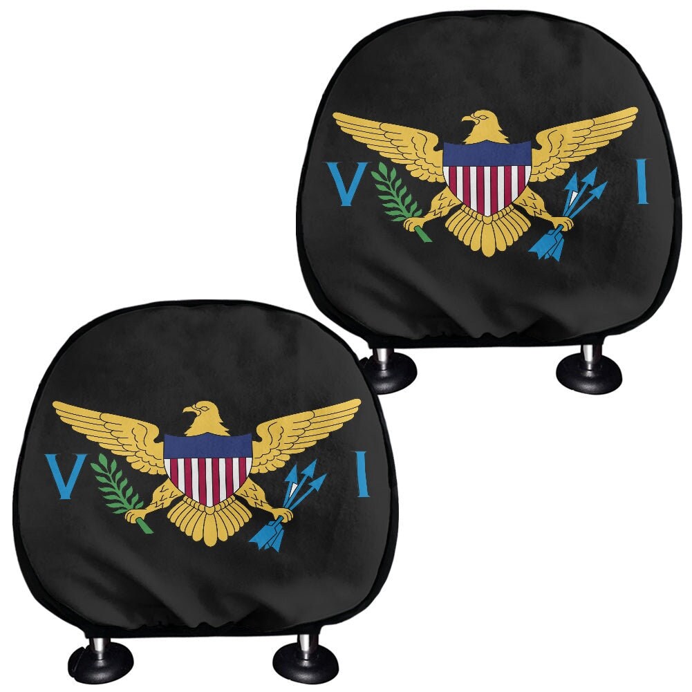 US Virgin Islands Headrest Cover