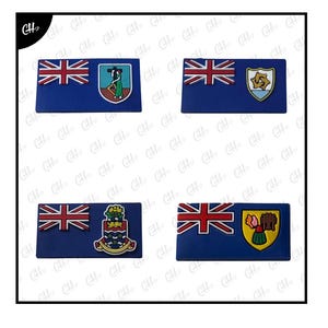 Caribbean Flag Shoe Charms