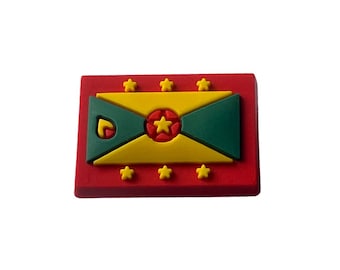 Grenada Flag Shoe Charm