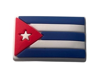 Cuba Flag Shoe Charm