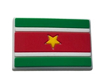 Suriname Flag Shoe Charm