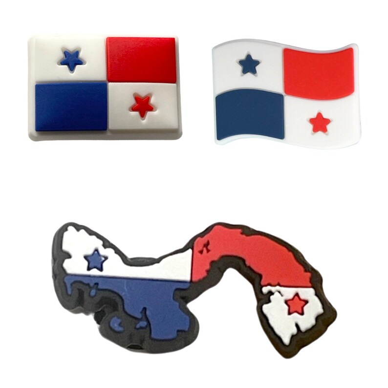 Panama Flag Shoe Charms Etsy