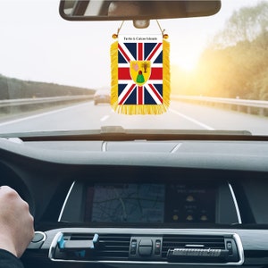 Turks & Caicos Islands Rearview Mirror Flag
