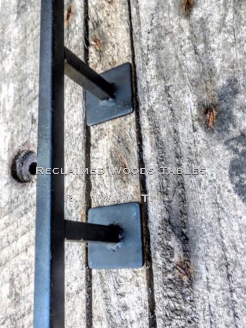 Wrought Iron Handle Door Pull Hand Forged Barn Door Serving Tray Drawer Pull Door Knob Custom Made Iron Steel Handle Door Knob Handle Pull