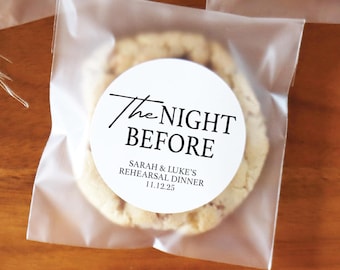 The Night Before Favor Stickers And Add Bags Empty Love Is Sweet Stickers Candy Rehearsal Dinner Favor Welcome Bag Gift Sweets Sticker BB903