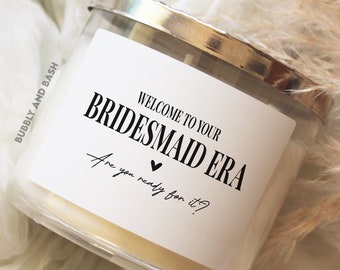 Bridesmaid Candle Label, I Can’t Say I Do Without You, Bridesmaid Gift, Bridesmaid Proposal, Candle Label Sticker, Bridal Party Gift BB514