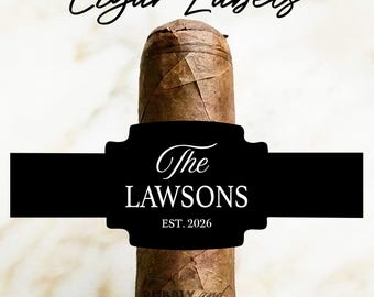 Wedding Cigar Favor Sticker Labels Wedding Favors For Guests Cigar Band Labels Favor Ideas Cigar Label Stickers BB2201