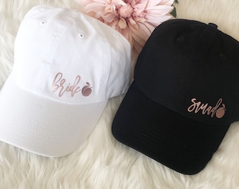 Georgia Bachelorette Dad Hats | Bride Squad Hats | Bachelorette Party Hats | Peach Bachelorette | Savannah Bachelorette | Bride Hat