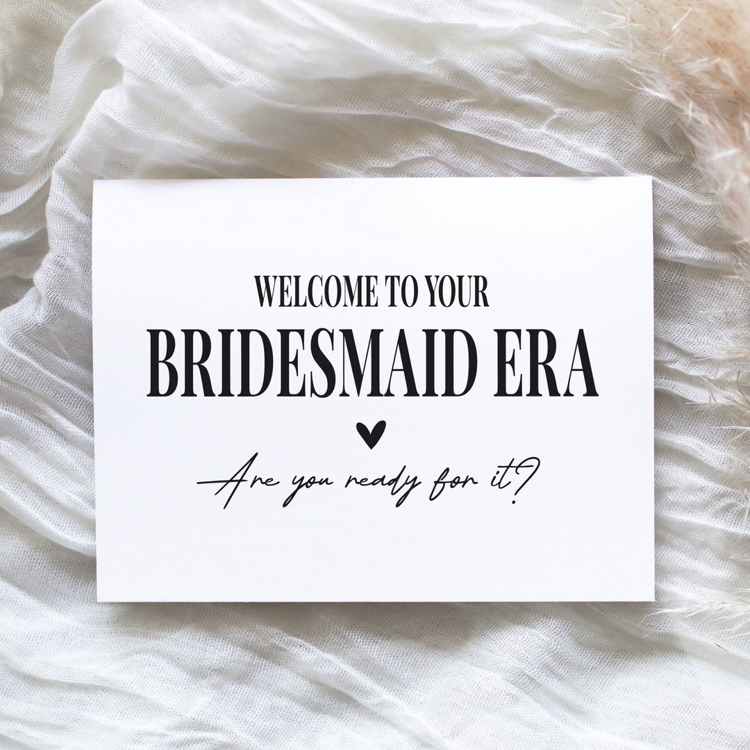 Will you be my bridesmaid card bridesmaid proposal bridesmaid gift