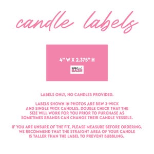 Custom Smells Like Candle Label Customized Label For Gift Personalized Candle Label Customized Candle Label BB529 image 3