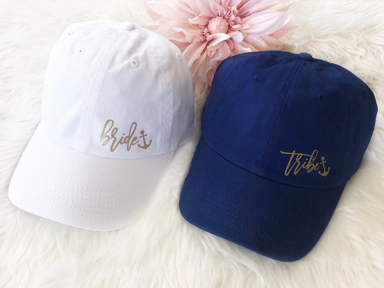 Nautical Bachelorette Dad Hats Bride 