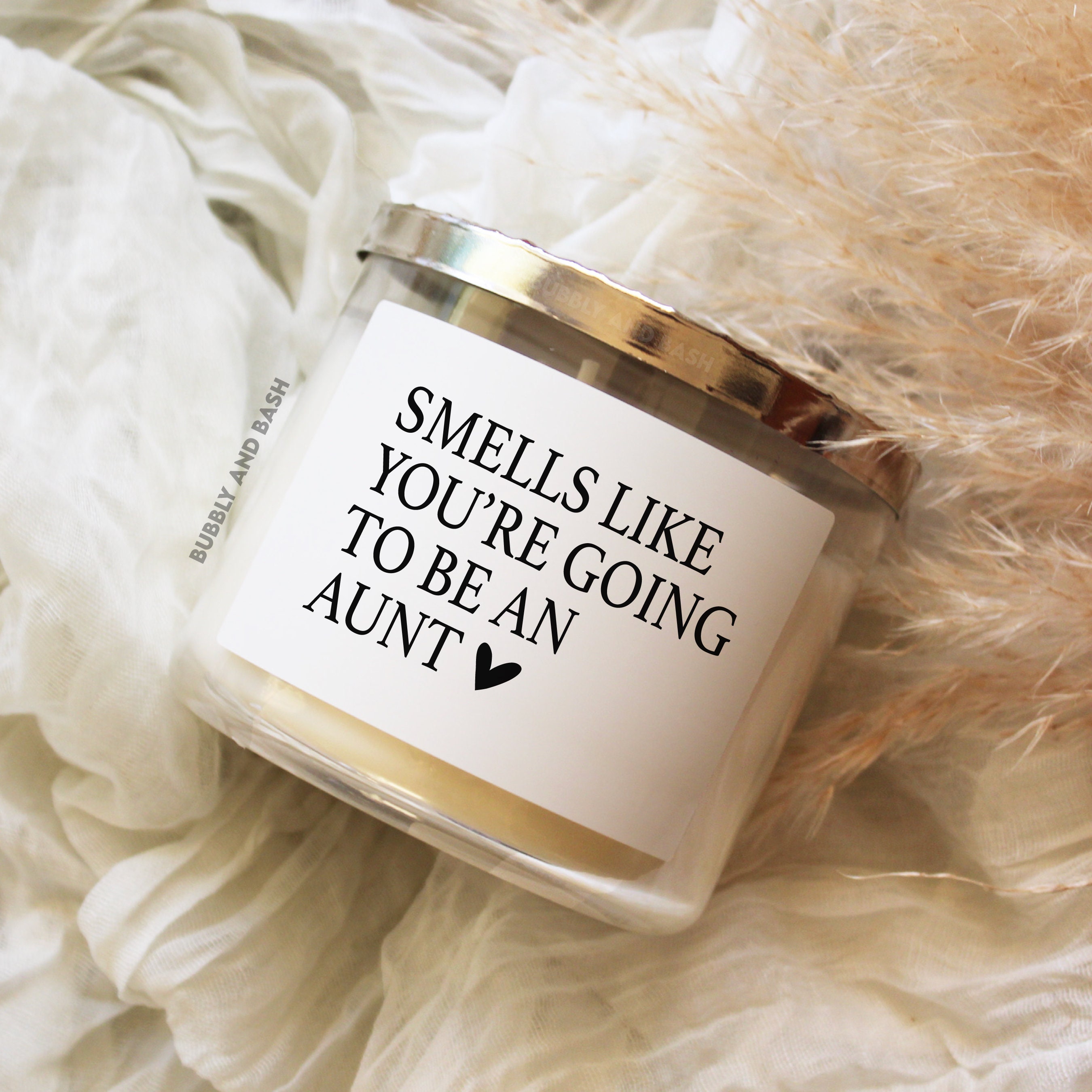 Best Aunt Ever Best Aunt Gifts For Aunt Candle With Message Aunt Birth –  TheShabbyWick