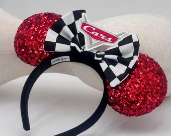 Cars Disney ears, Mickey ears, Cars Headbands.