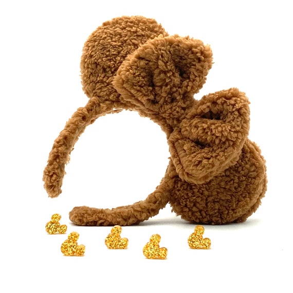 Brown Sherpa Minnie Mouse Ears Teddy Bear Sherpa Minnie Mouse Ears - Etsy main image 2