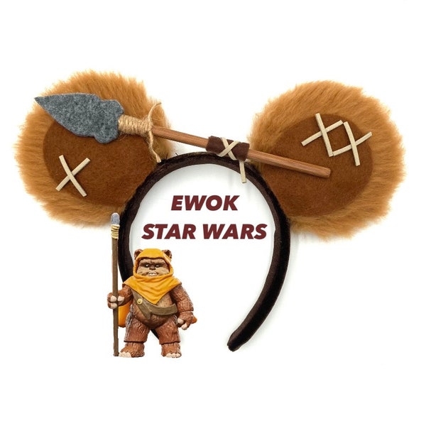 Disney Ewok ears , Ewok ears Star Wars, Ewok Headbands