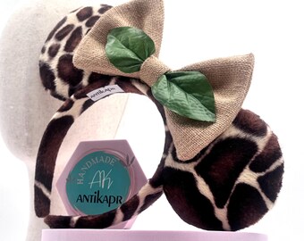 Disney ears animal kingdom, Animal print ears.