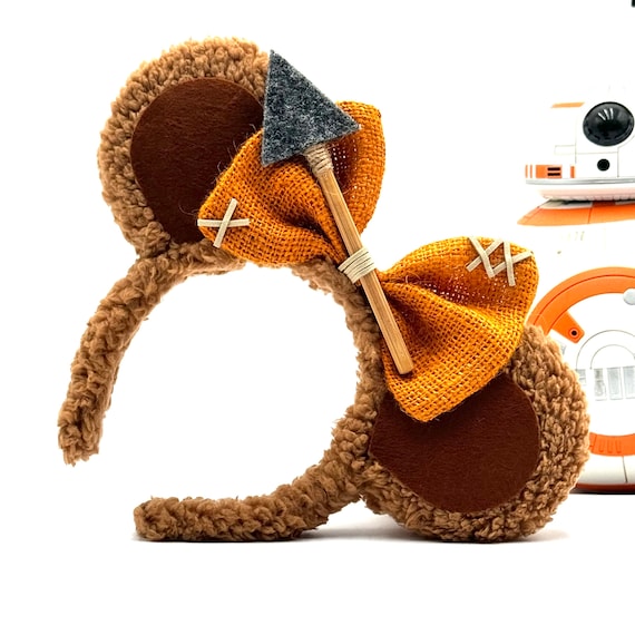 Disney Starwars Endor Ewok Mickey Ears Headband NWT Disney Ewok Ears , Ewok Ears Star Wars, Ewok Headbands - Etsy main image 4