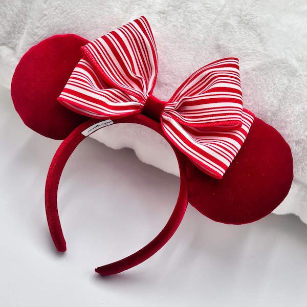 Candy cane Disney ears, Mint Sweet Disney Ears, Disney Holiday ears, Merry Christmas Disney Headbands, Disney Merry Christmas.