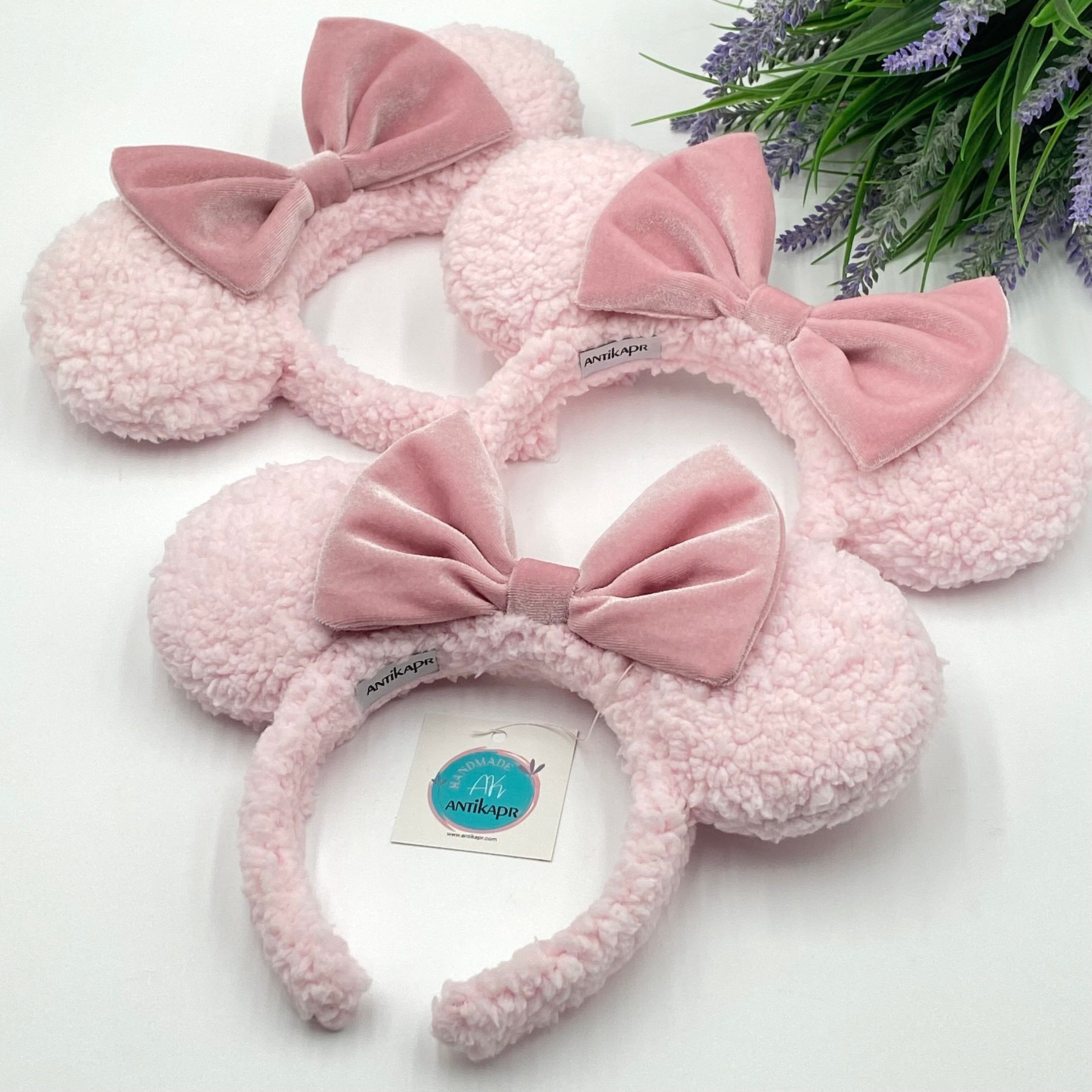 Sherpa Minnie Ears with Bow in the back っ◔◡◔)っ???? ???????!!? New & Exclusive  main image 4