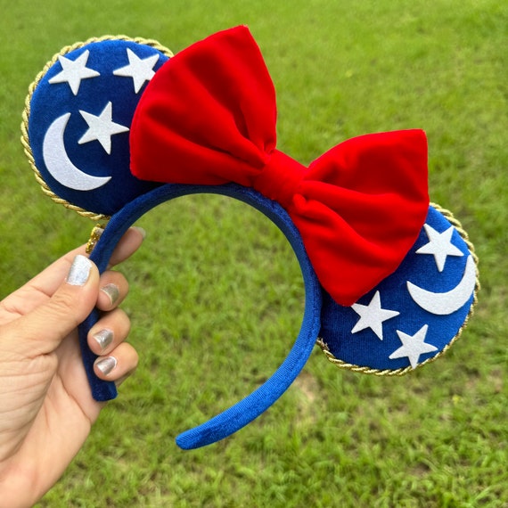 Disney Fantasia Sorcerer Mickey Mouse Ears Headband 2025 Walt Disney World Parks Ears Constellation Sorcerer  main image 4