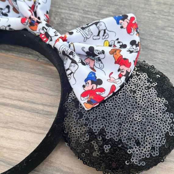 Black Disney Sequin Ears, Minnie Sequin Ears, Disney Ears  display picture 3