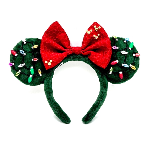 Disney Holiday ears, Merry Christmas Disney Headbands, Disney Merry Christmas.