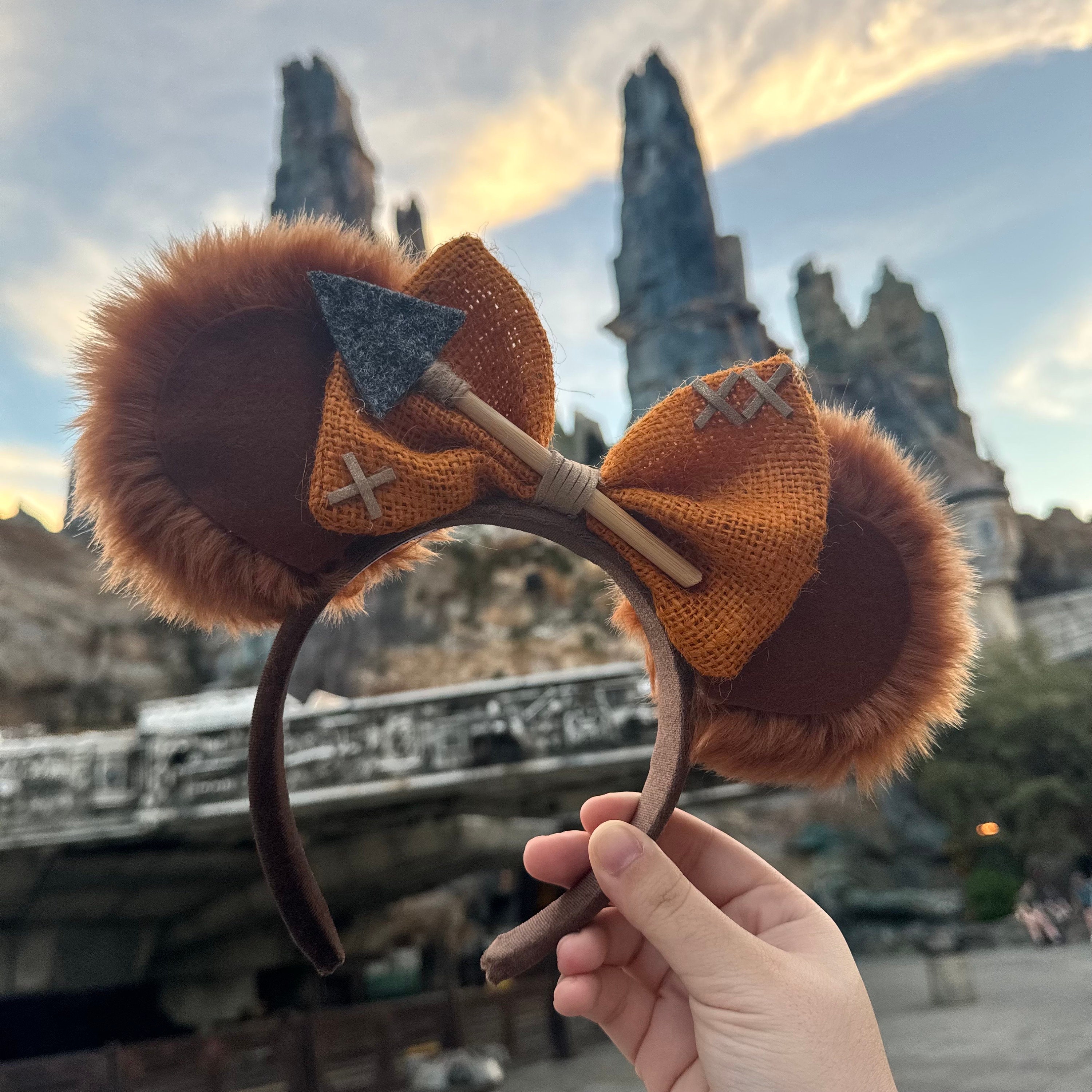 Disney Starwars Endor Ewok Mickey Ears Headband NWT 107206aml1.jpg main image 4