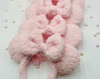 Sherpa Pink Disney Ears, Disney Ears, Pink Ears, Disney  display picture 3