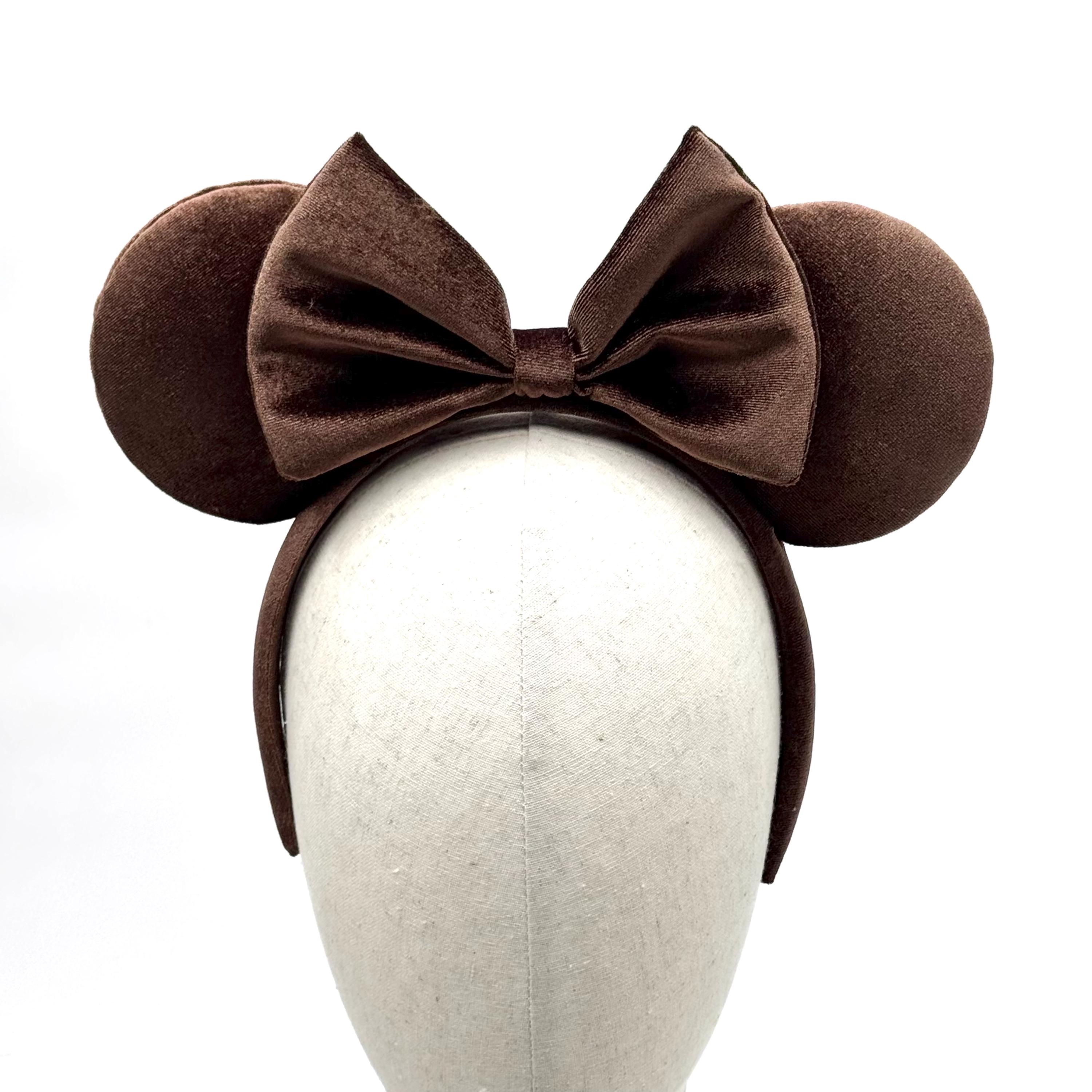 Disney Parks NWT Authentic Up Brown Minnie Mouse Ears Headband Amazon.com: Disney Parks Mickey Minnie Mouse Orange Sequin  main image 3