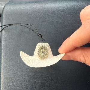 Mini adorno para coche con forma de Virgen María