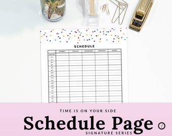 daily time tracker etsy