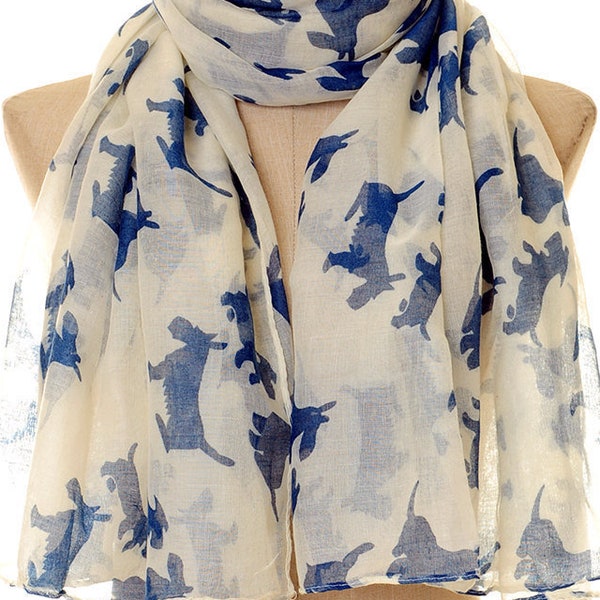 Scottie Dogs Scarf