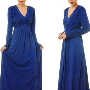 Royal Blue Maxi Dress Royal Blue Abaya 