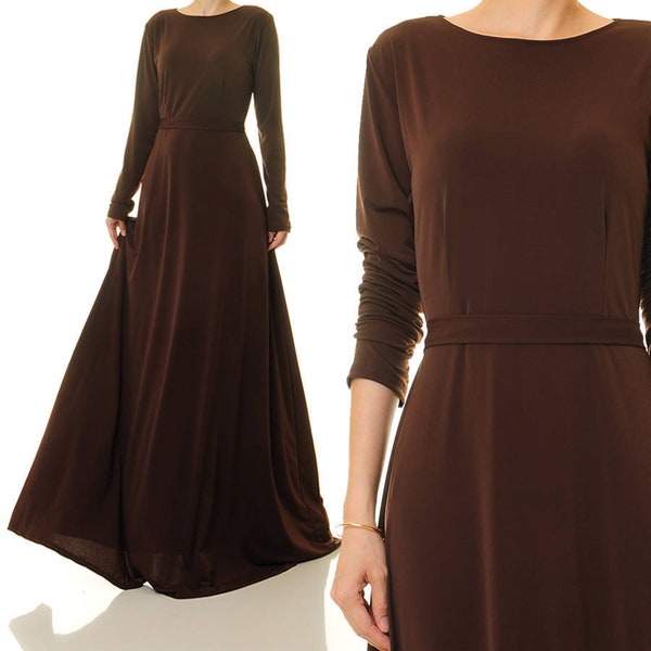Brown Dress - Etsy