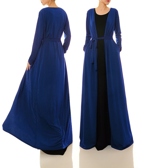 royal blue duster cardigan pattern free