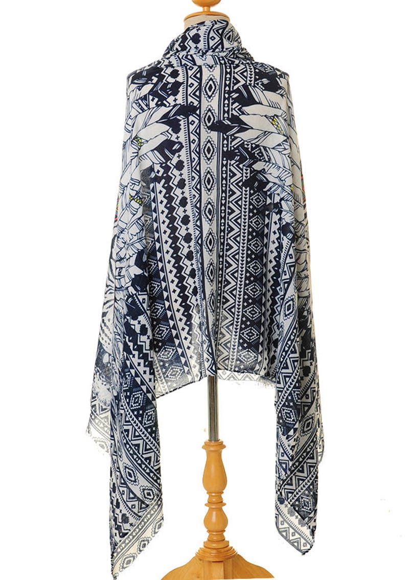 Tiger Scarf Jungle Animal Safari Gift Tribal Shawl Scarf Etsy