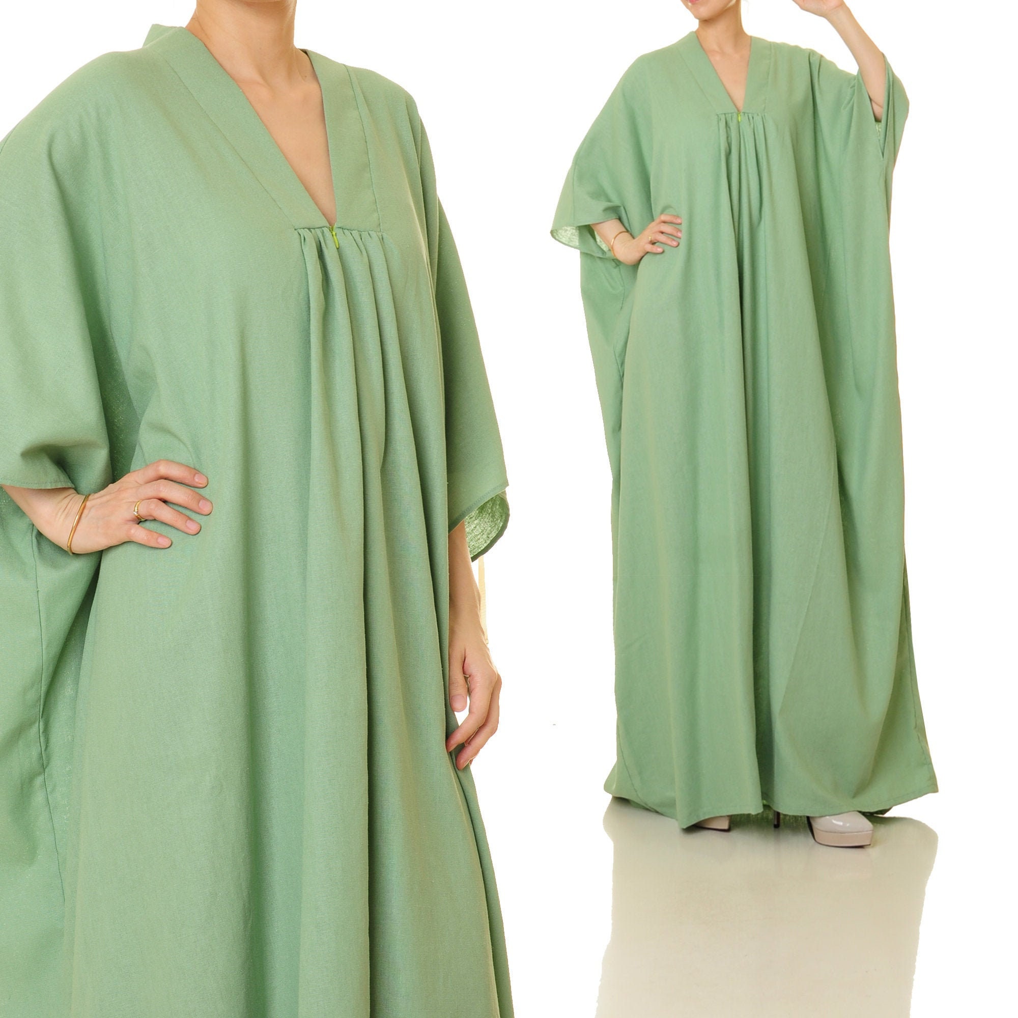 kaftan with front zipper