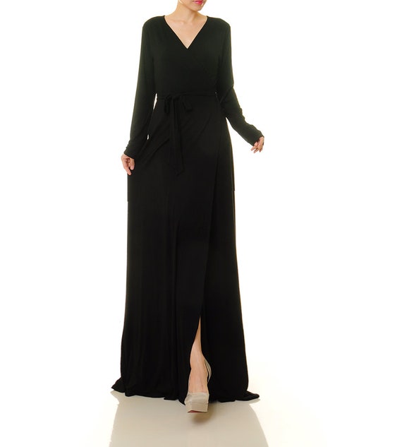 fitted lace wedding dress Womens Black&White Maxi Dress Long Sleeve Crewneck Long Dress Color Block  Flowy Aline Dress with Large Hemlines (US, Alpha, Small, Regular, Regular,  Black/Apricot) at Amazon Women's Clothing store main image 1