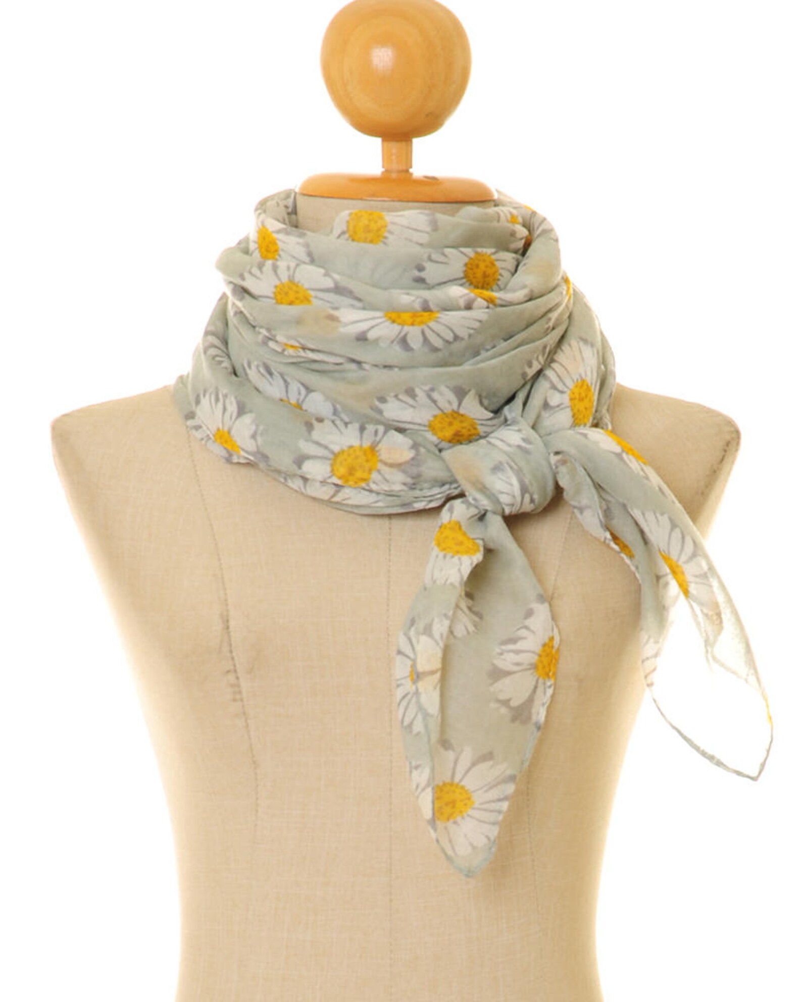 Daisy Scarf Daisy Infinity Scarf Flower Scarf Floral Etsy