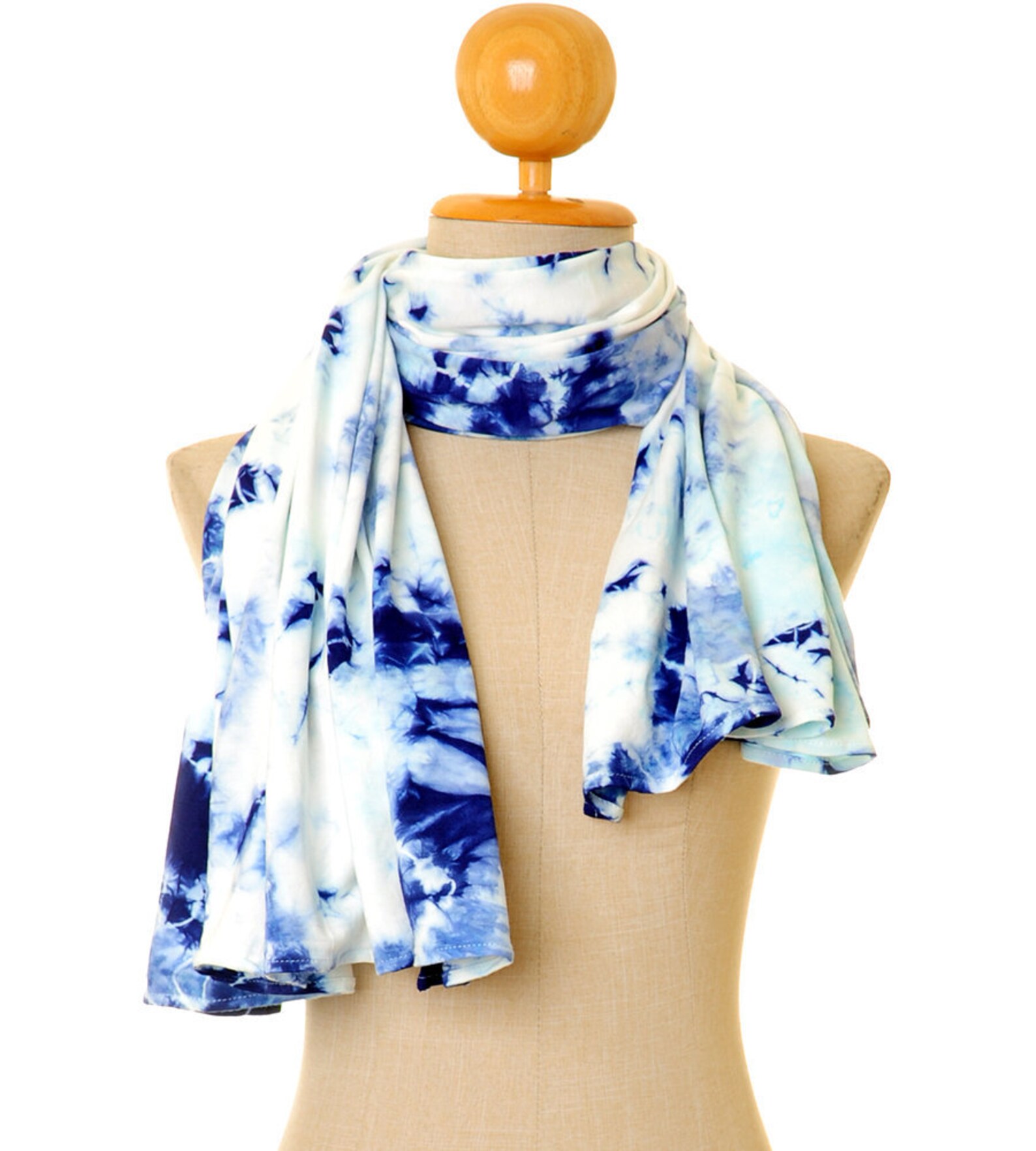 Shibori Scarf Tie Dye Shawl Tie Dye Scarf Tie Dye Wrap Etsy