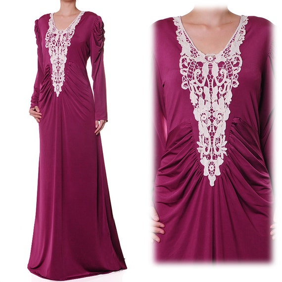 Magenta Maxi Dress