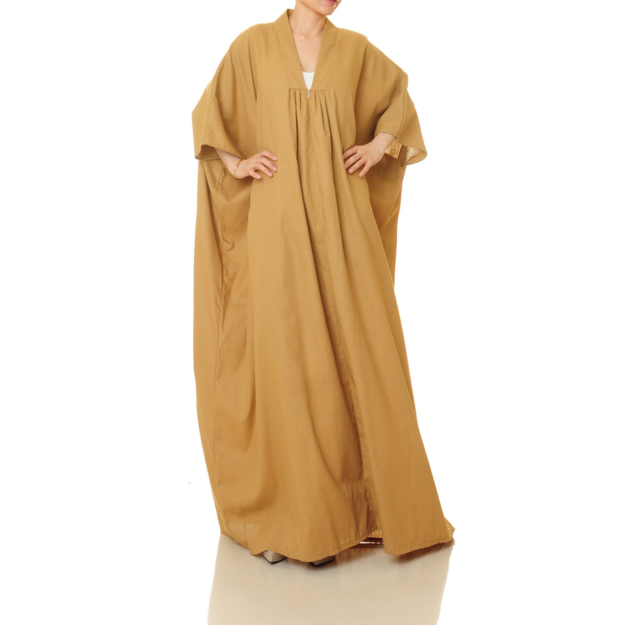 kaftan with front zipper