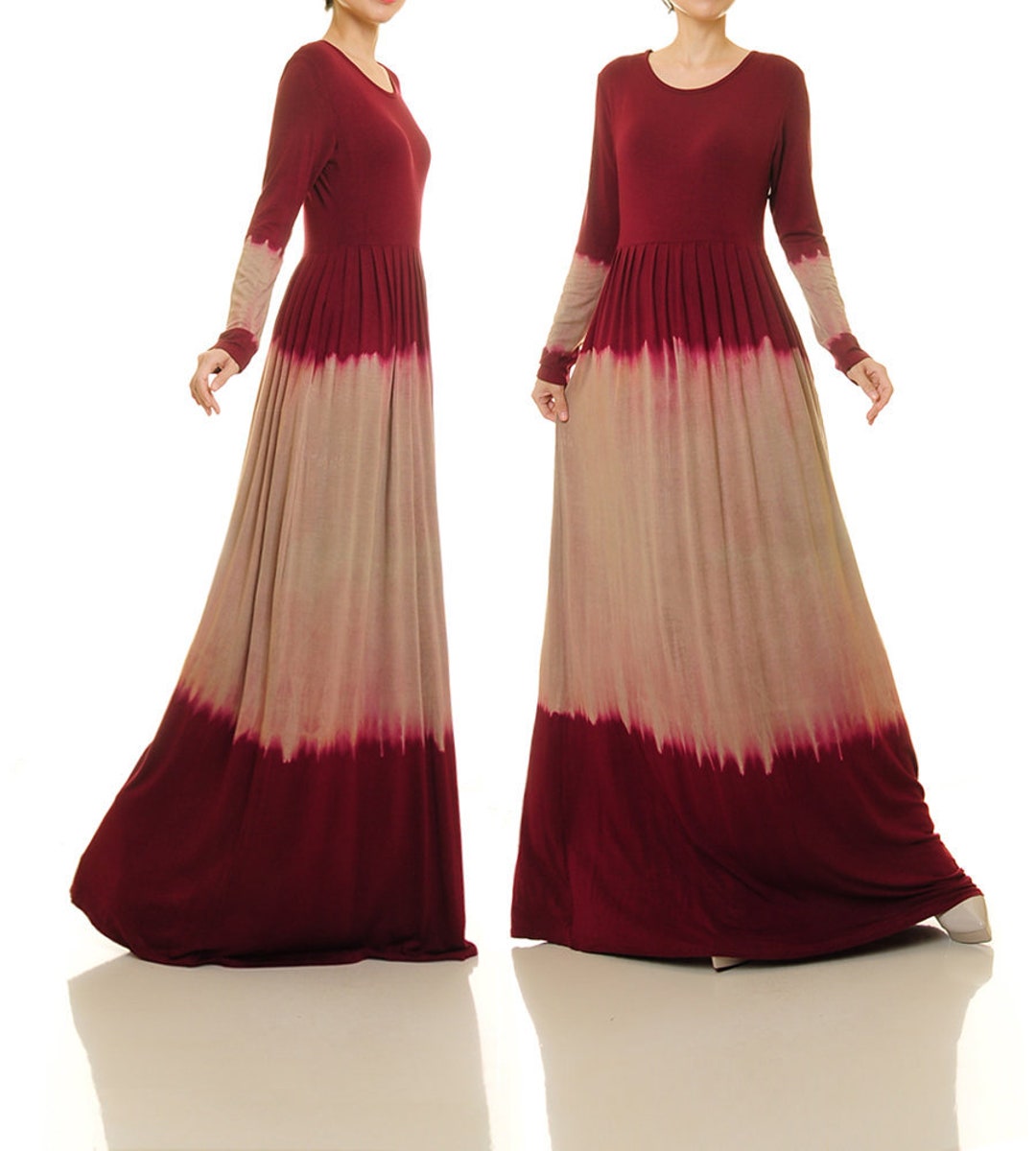 Hayley™ | Sunset Ombre Tie-Dye Dress main image 1