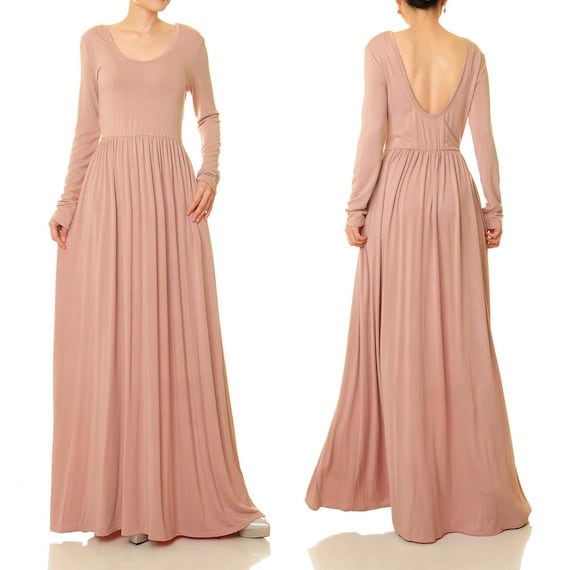 overdue flair ♥ LOW WAIST CONTRAST MAXI DRESS /追跡付 LOW WAIST CONTRAST MAXI DRESS_NAVY/LIGHT BLUE - overdueflair