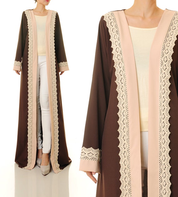 Items similar to Maxi Cardigan | Brown Cardigan | Long Sleeve Cardigan ...