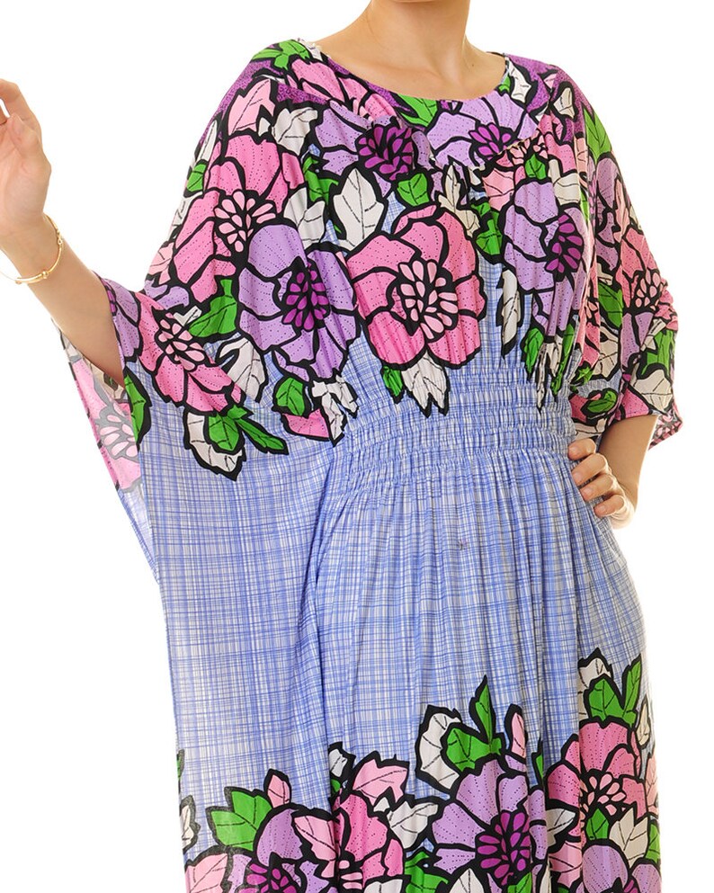 Floral Kaftan Maxi Dress Dubai Kaftan Dress Abaya Maxi Etsy