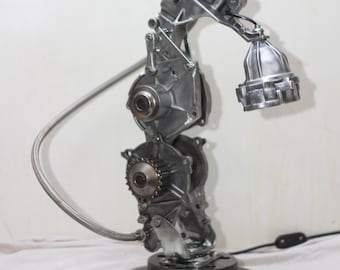 Industrial lamp "Hippolampe" By Recyclhome.